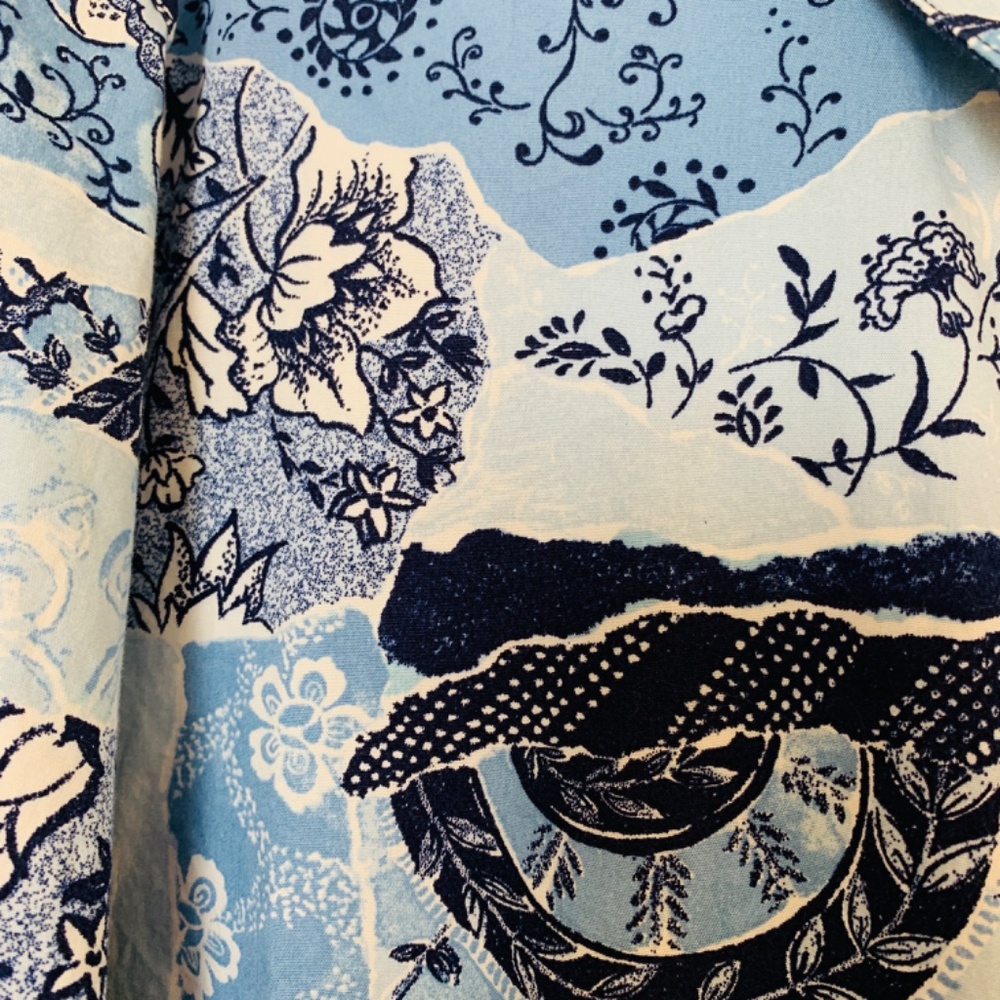 Chico's Whimsy Patchwork Button Up Shirt Size 3 =… - image 7